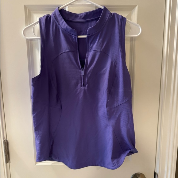 Lululemon front zip quick dry tank - Picture 3 of 3